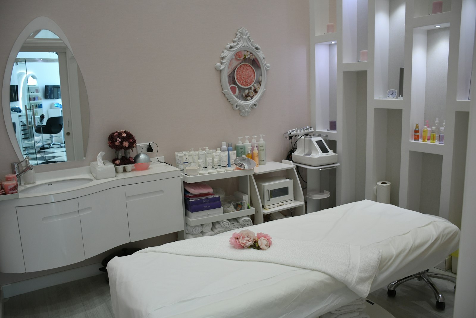 Luxury med spa interior