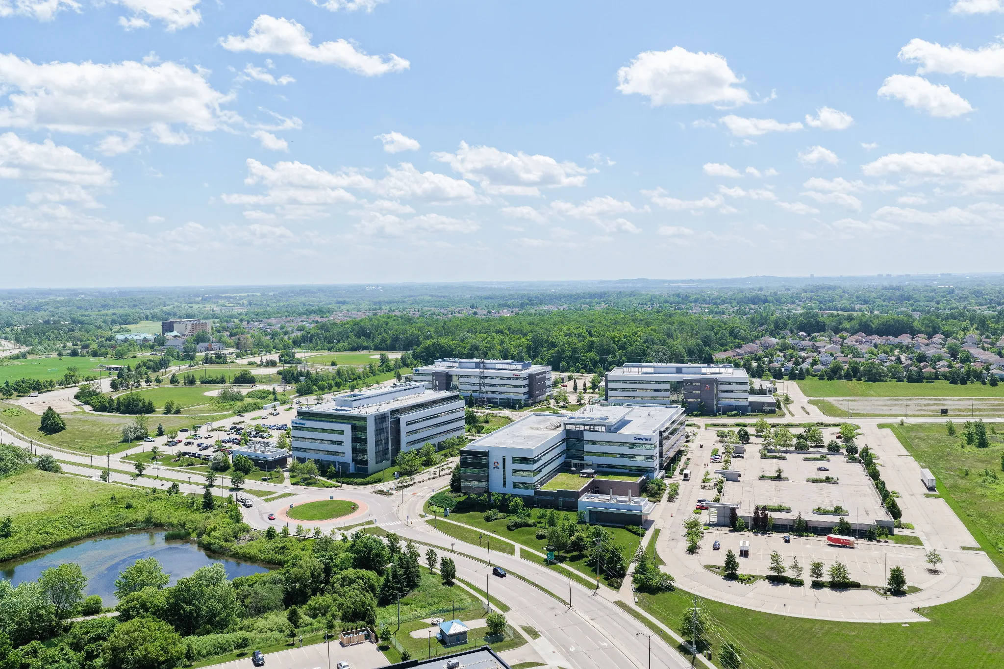 SPUR Innovation Centre Waterloo aerial