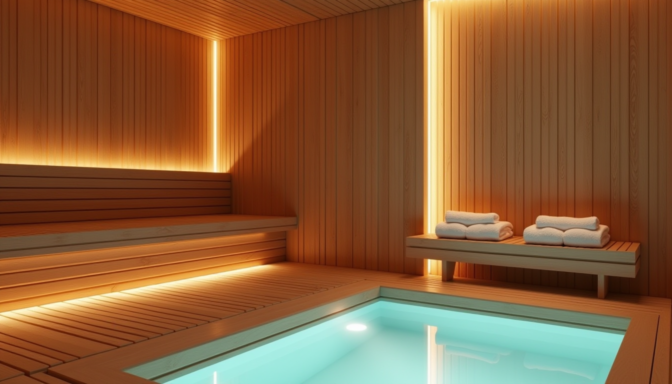 Sauna and cold plunge